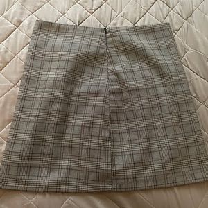 Brown mini skirt